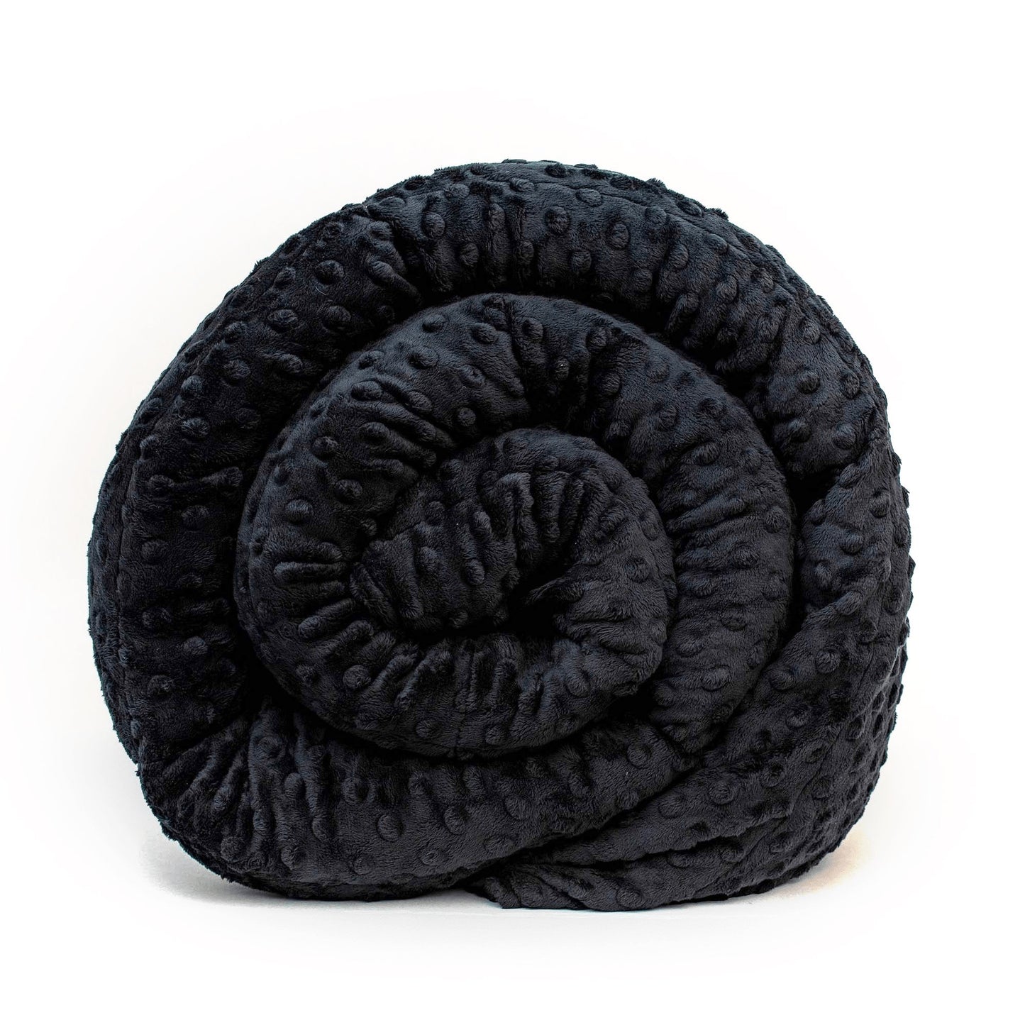 Mosaic Weighted Blankets Black Minky Weighted Blanket