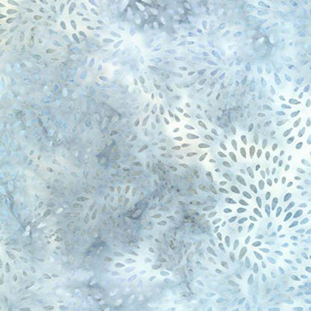 Close up of the Mosaic Weighted Blankets Dove Gray Batik Weighted Blanket