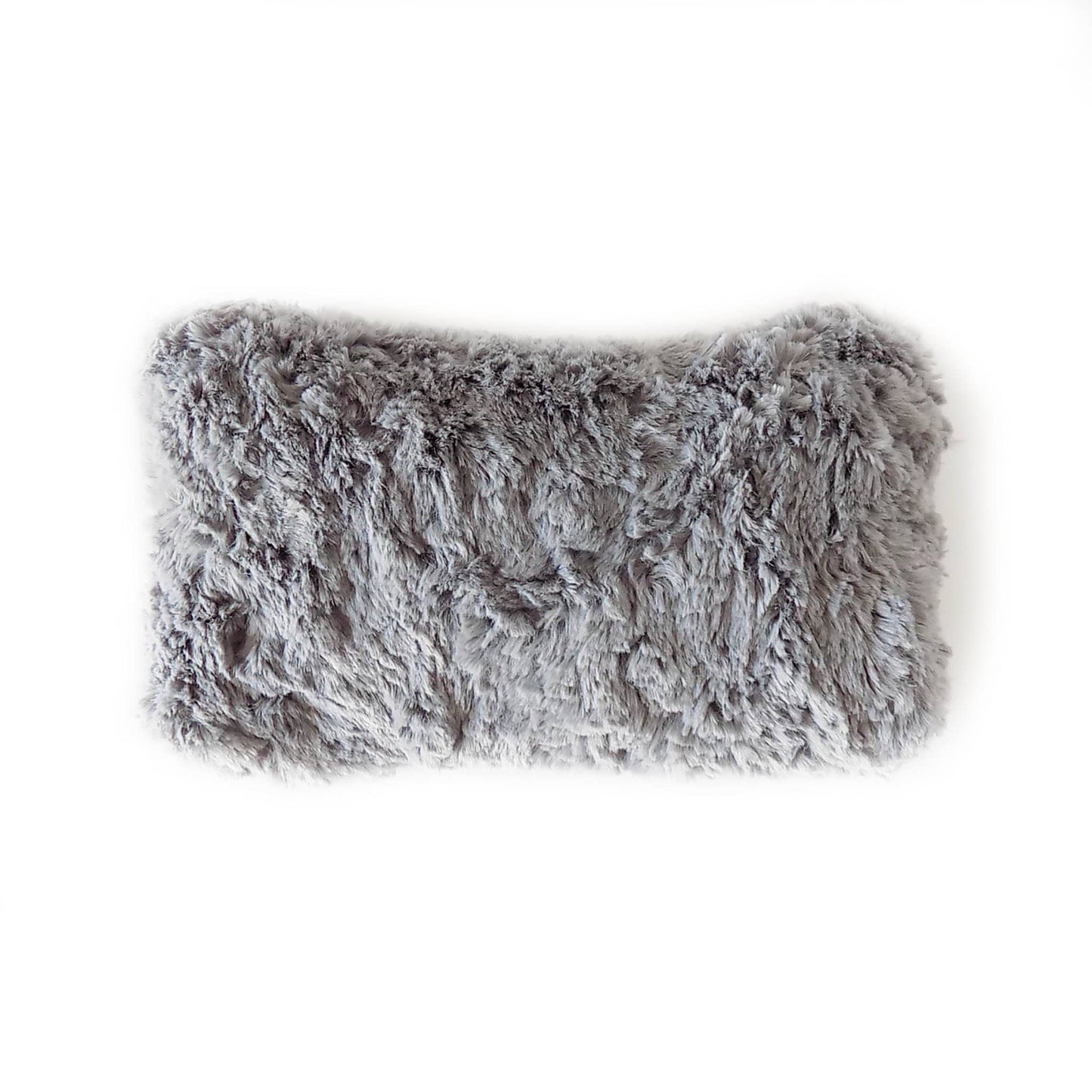 Mosaic Weighted Blankets Gray Faux Fur Weighted Wrist Rest