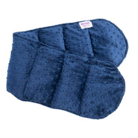 Mosaic Weighted Blankets Navy Minky Weighted Shoulder Wrap