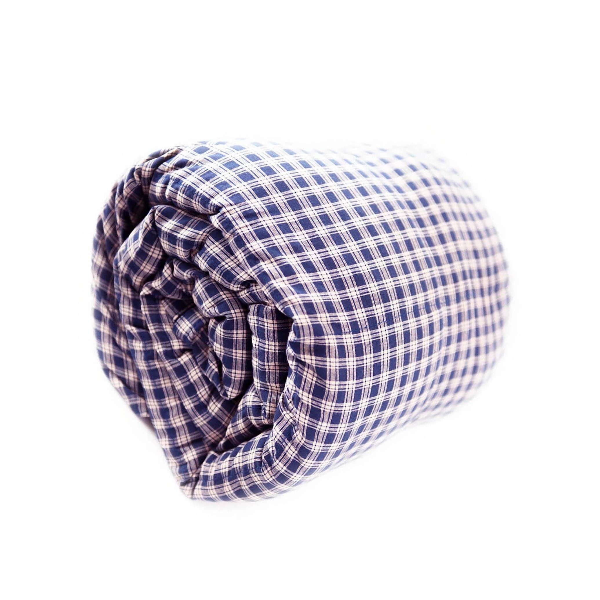 Mosaic Weighted Blankets Sensible Blue Plaid Weighted Blanket