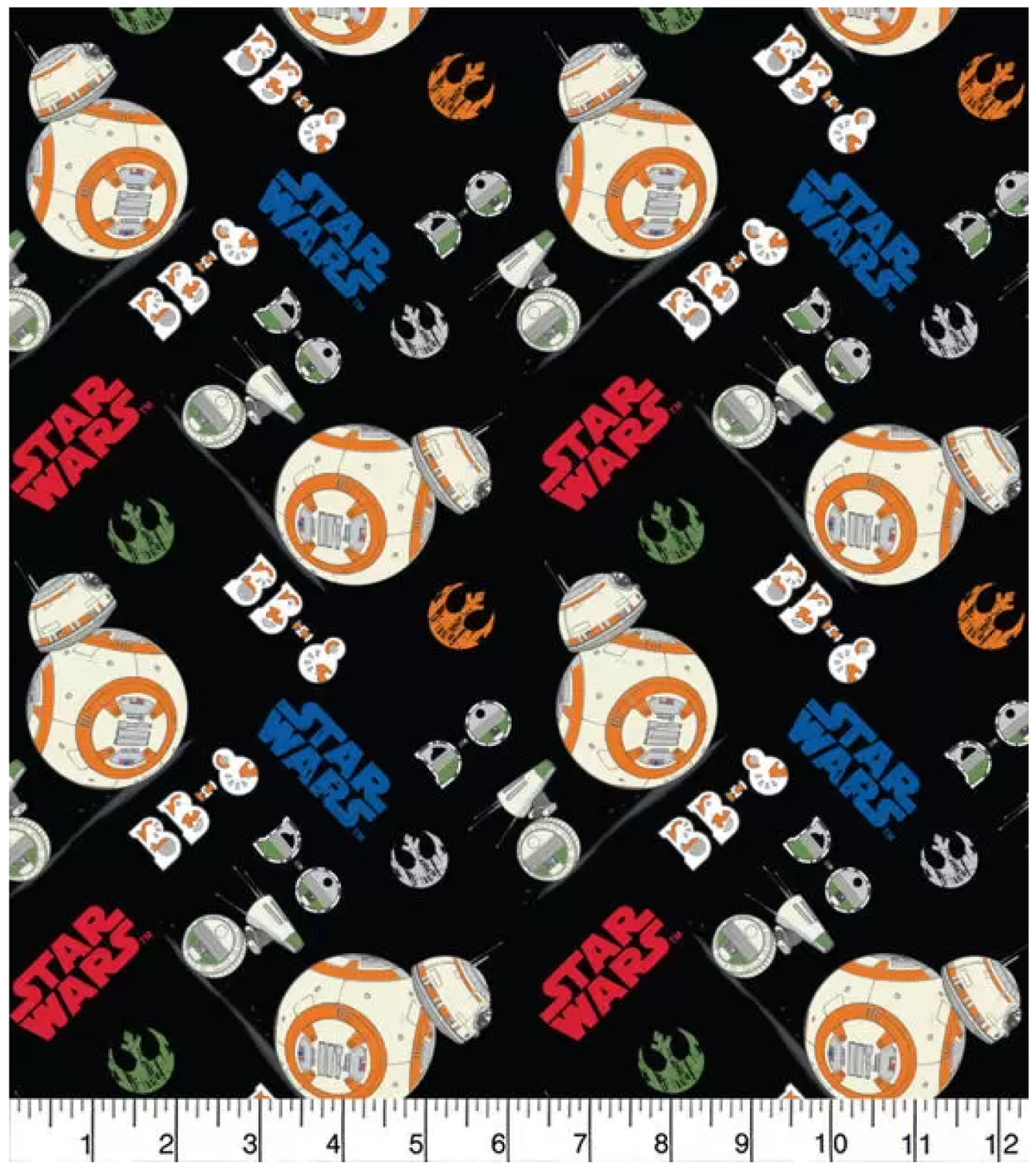 Star Wars Weighted Blanket featuring BB-8 and D-O