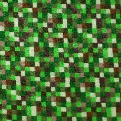 green pixelated bitmap fleece weighted lap pad