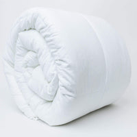Organic White solid cotton weighted blanket