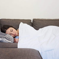White coolmax cooling weighted blanket