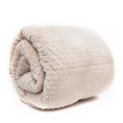 Mosaic Weighted Blankets Minky Weighted Lap Pad in Latte