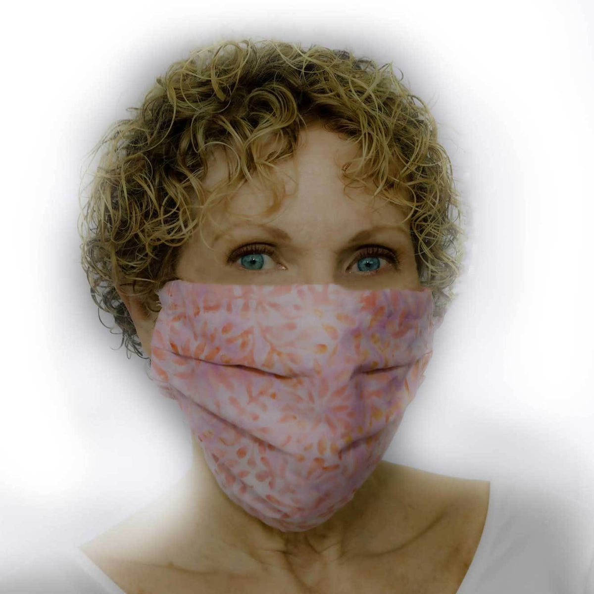 Mosaic Weighted Blankets accessories Washable Mask - Pink
