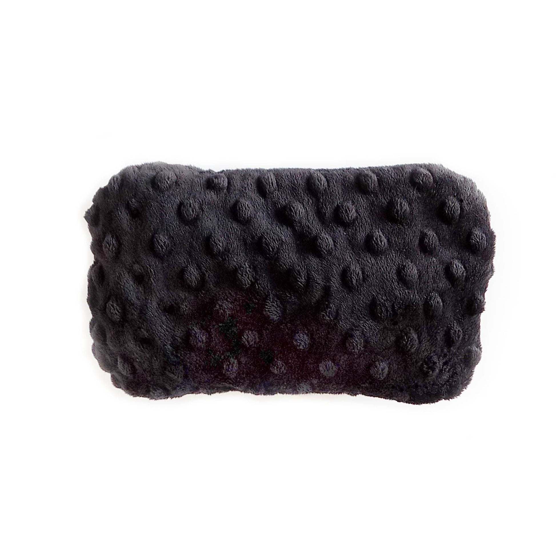 Mosaic Weighted Blankets Black Minky Weighted Wrist Rest