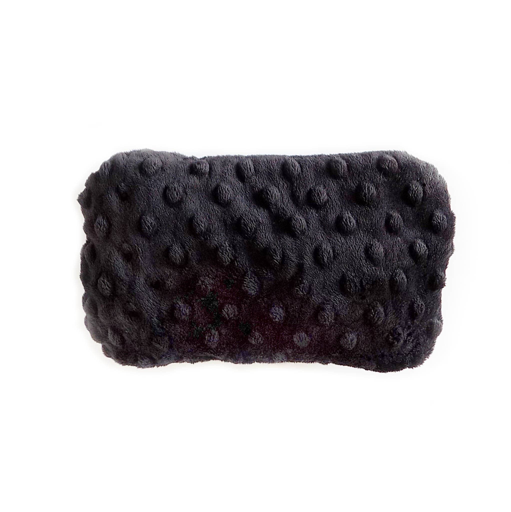 Mosaic Weighted Blankets Black Minky Weighted Wrist Rest