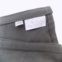 Made in America tag for the Mosaic Weighted Blankets Comfortable Grey Flannel