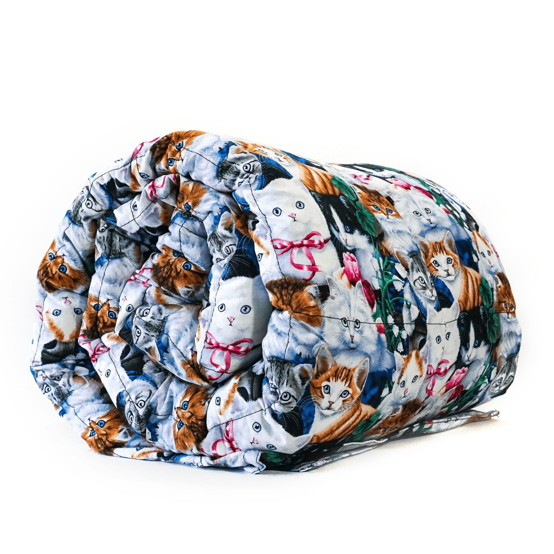 Mosaic Weighted Blankets Cozy Kittens Weighted Blanket 