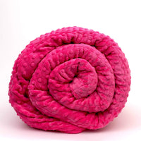 Pink Minky Dot Duvet Cover