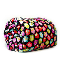 Owls Weighted Blanket Rolled Side View