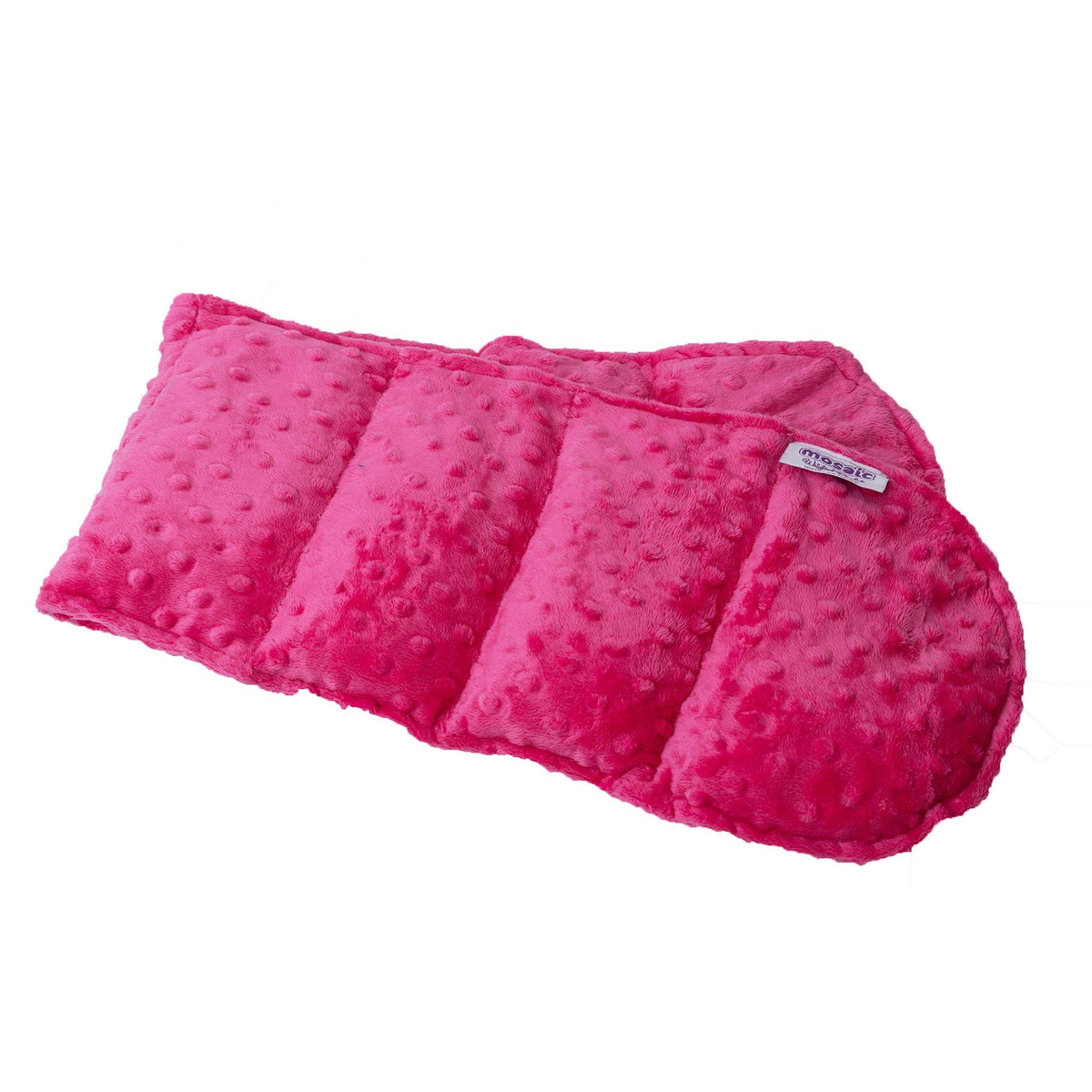 Mosaic Weighted Blankets Pink Minky Weighted Shoulder Wrap