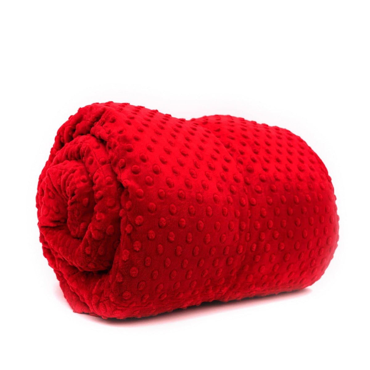 Mosaic Weighted Blankets Red Minky Weighted Blanket