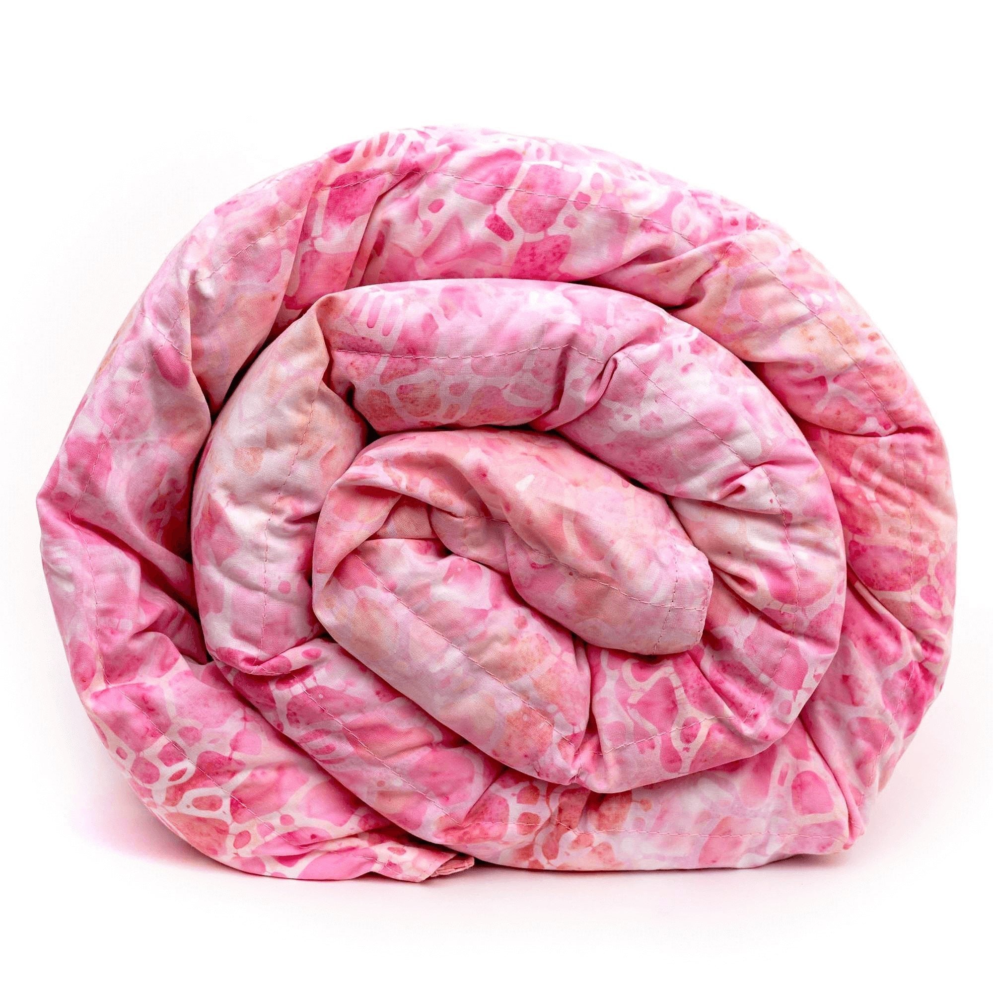 Mosaic Weighted Blankets Think Pink Batik Weighted Blanket