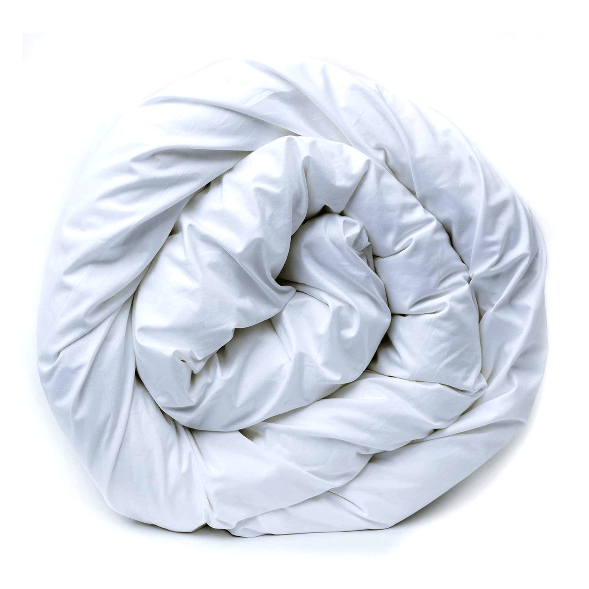 White Organic Cotton Weighted Comforter from Mosaic Weighted Blankets