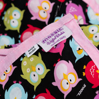 Owls Weighted Blankets Tag close up Made in America Mosaic Weighted Blankets tags